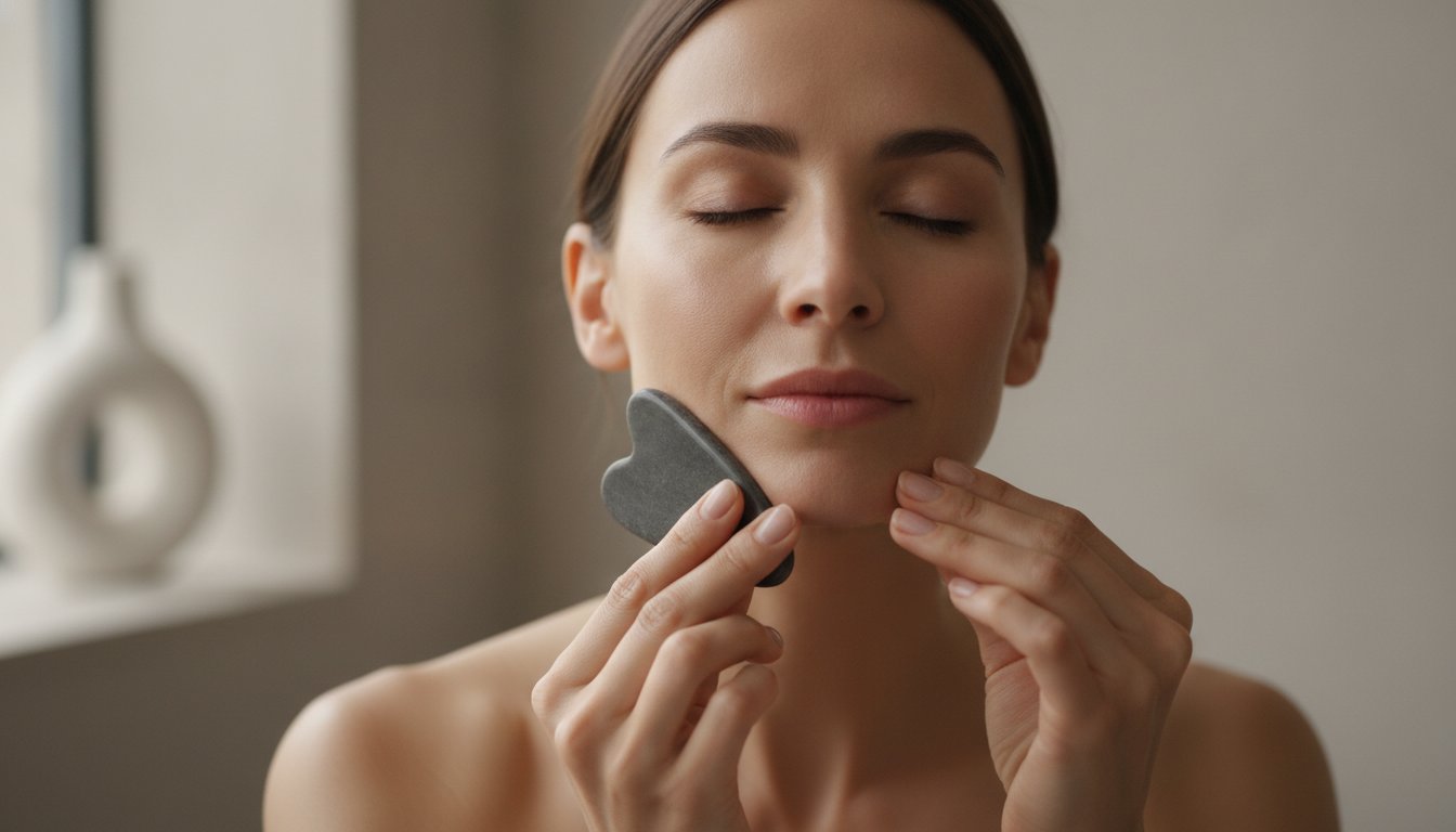 Massage visage anti-rides : Le guide scientifique et rituel pour 2026