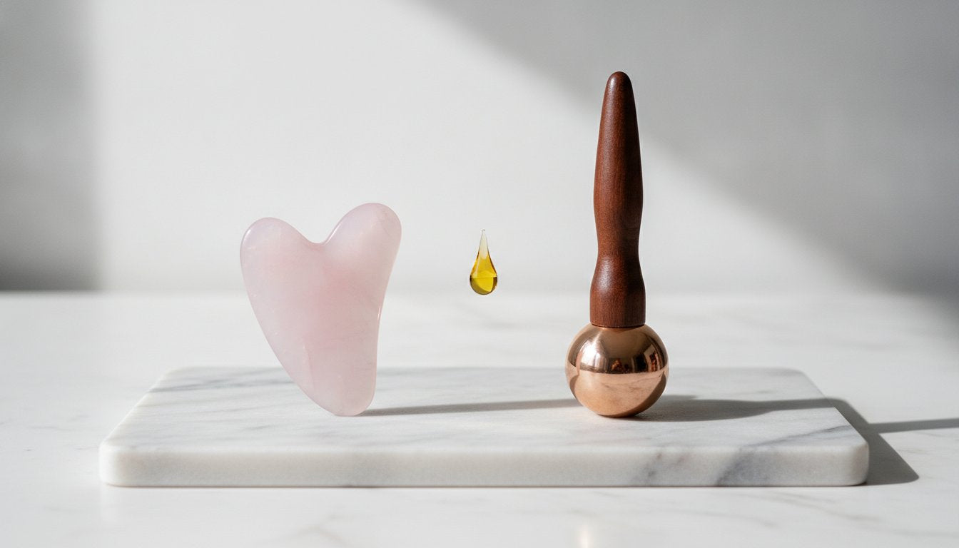 Gua Sha ou Kansa Wand : Quel outil de massage choisir pour votre visage en 2026 ?