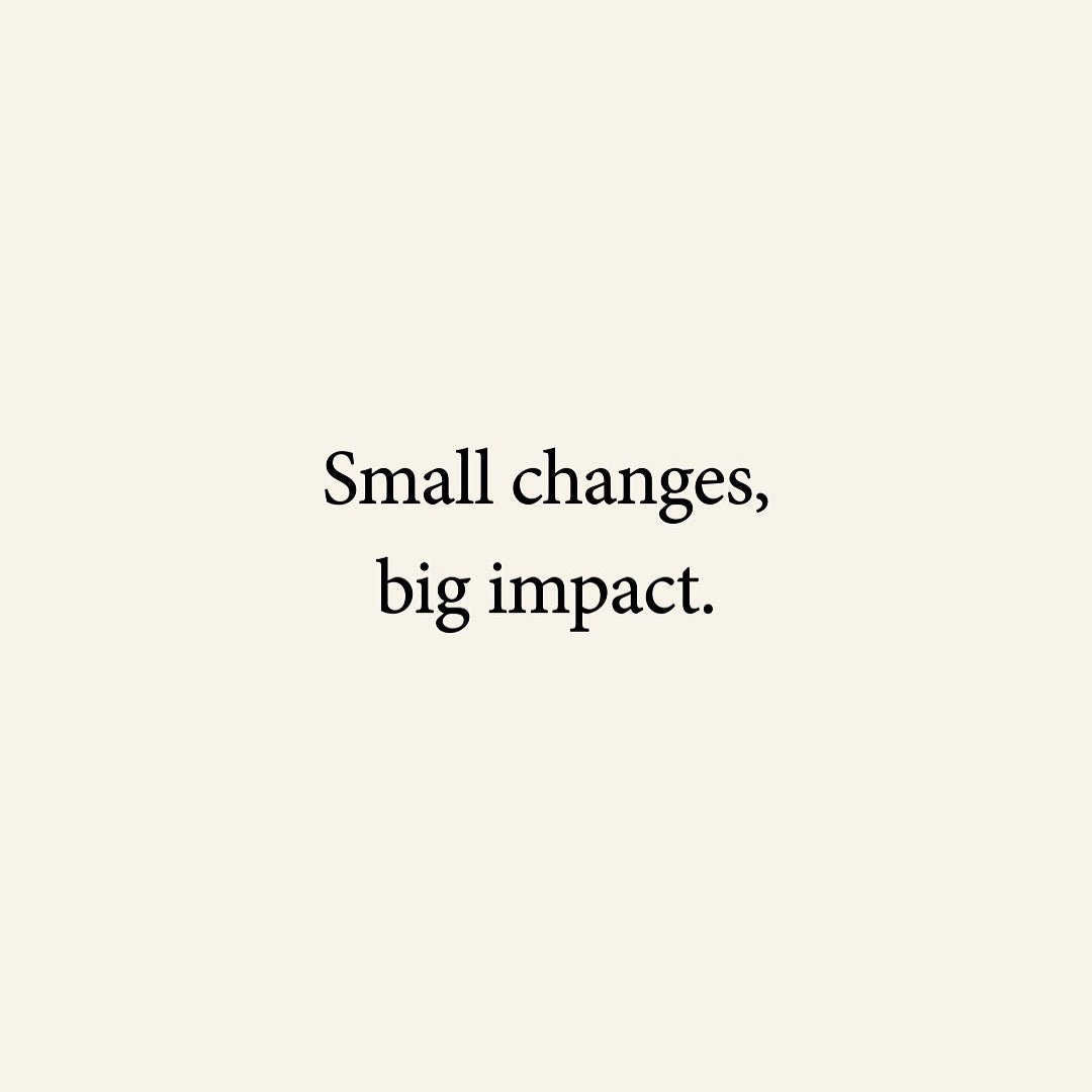 Small changes, big impacts. New Year Small Resolutions. - Mono Skincare