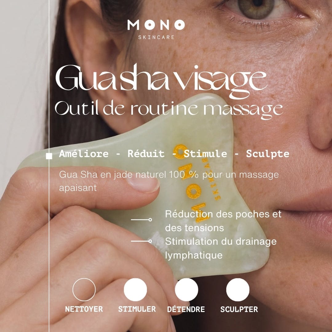 Outil Gua sha visage | Routine massage - Mono Skincare