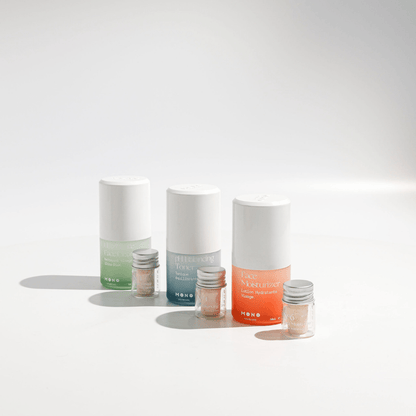 coffret de 3 soins visage, un nettoyant, lotion tonique, et lotion hydratante 